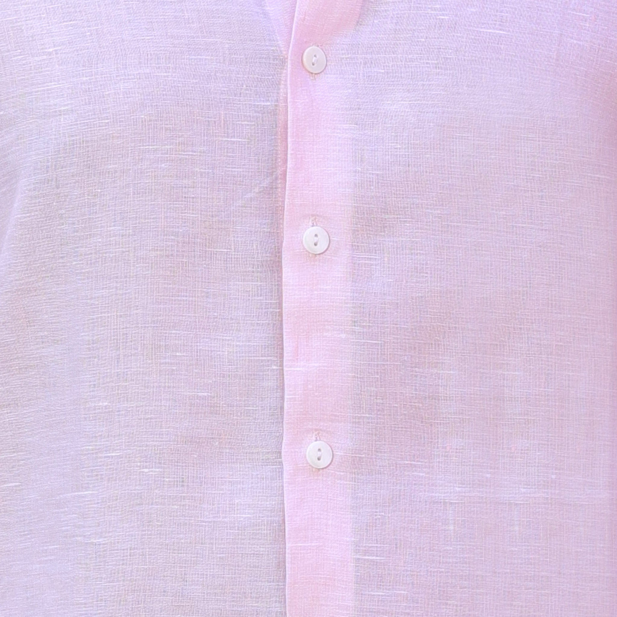 Men’s Premium Linen Solid Shirt – Soft Pastel Pink